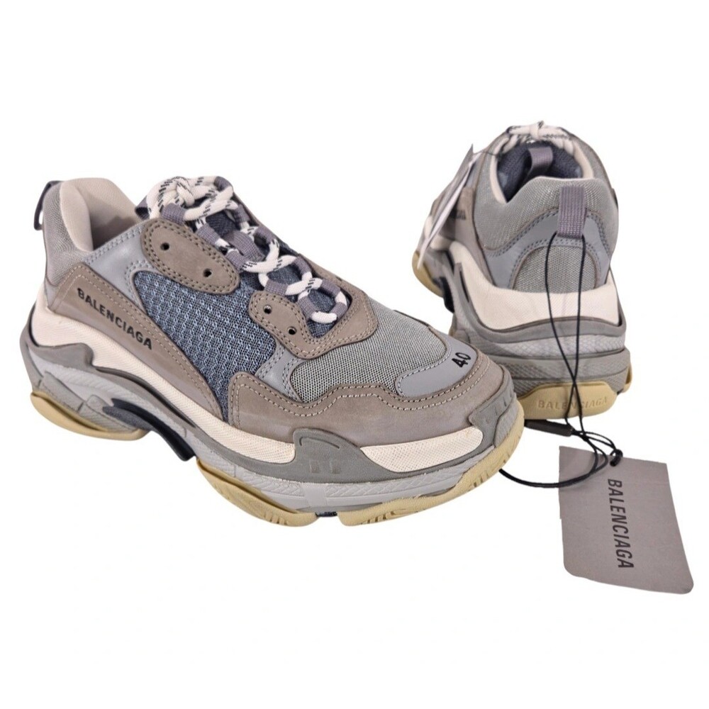 Balenciaga Triple S Sneakers US 7 EU 40 Mens Gray $1100